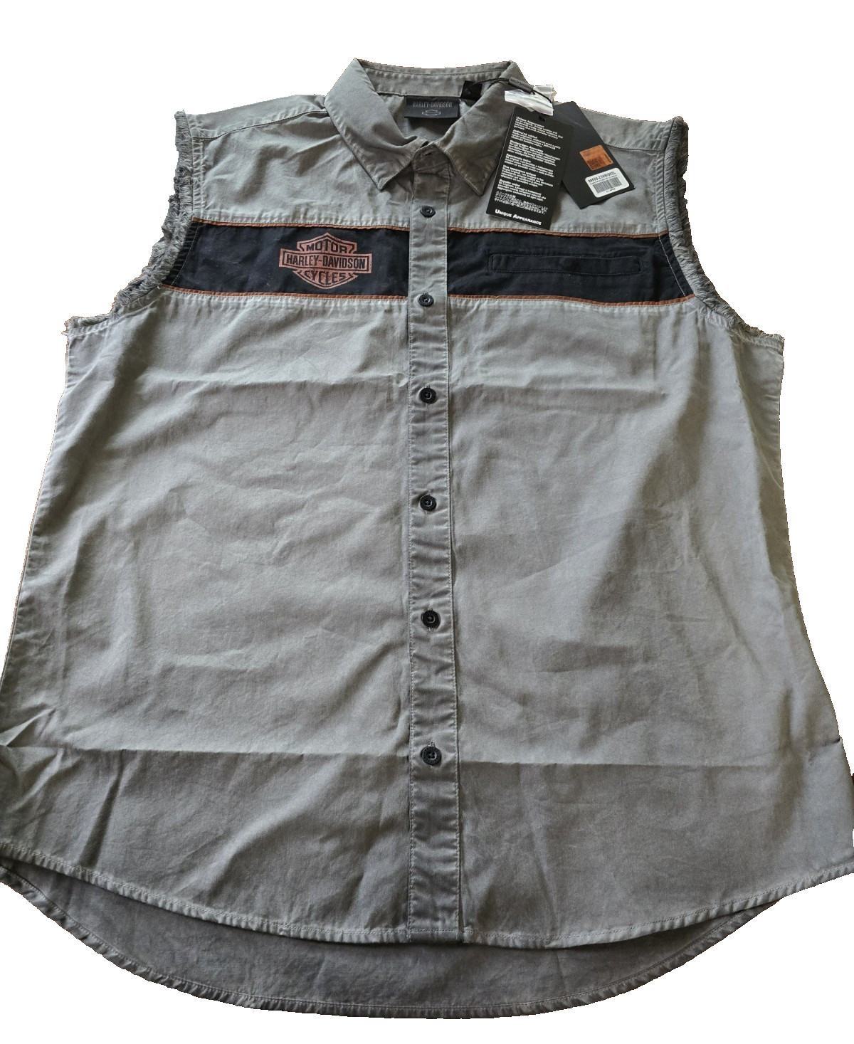 Harley-Davidson Men's Iron Bond Blowout Colorblocked Black Pearl XL 99005-23VM