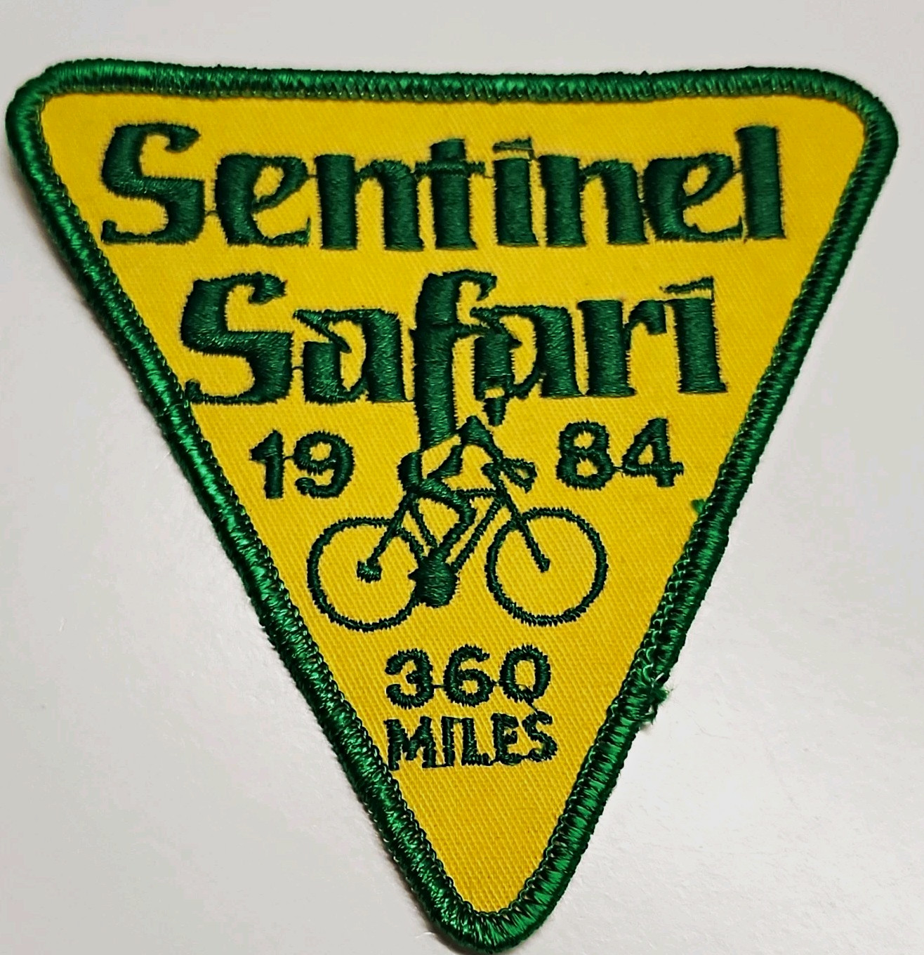 Vintage 1984 Sentinel Safari Bicycle Patch Orlando Florida 360 Miles Cycling Vintage 1984 Sentinel Safari Bicycle Patch Orlando Florida 360 Miles Cycling