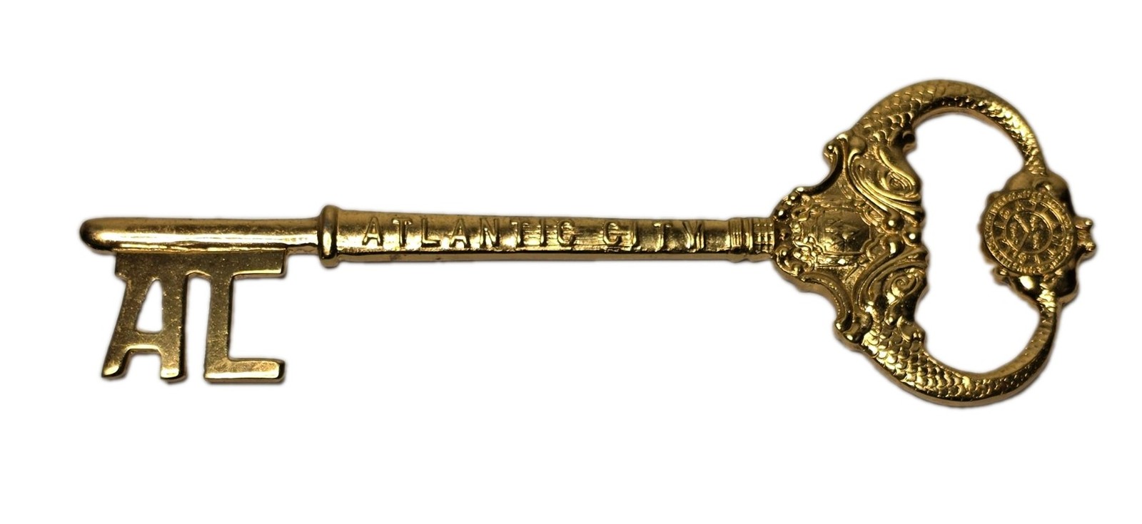 Vtg Gold Tone Key to Atlantic City Given by Mayor of Atlantic City New Jersey Vtg Gold Tone Key to Atlantic City Given by Mayor of Atlantic City New Jersey