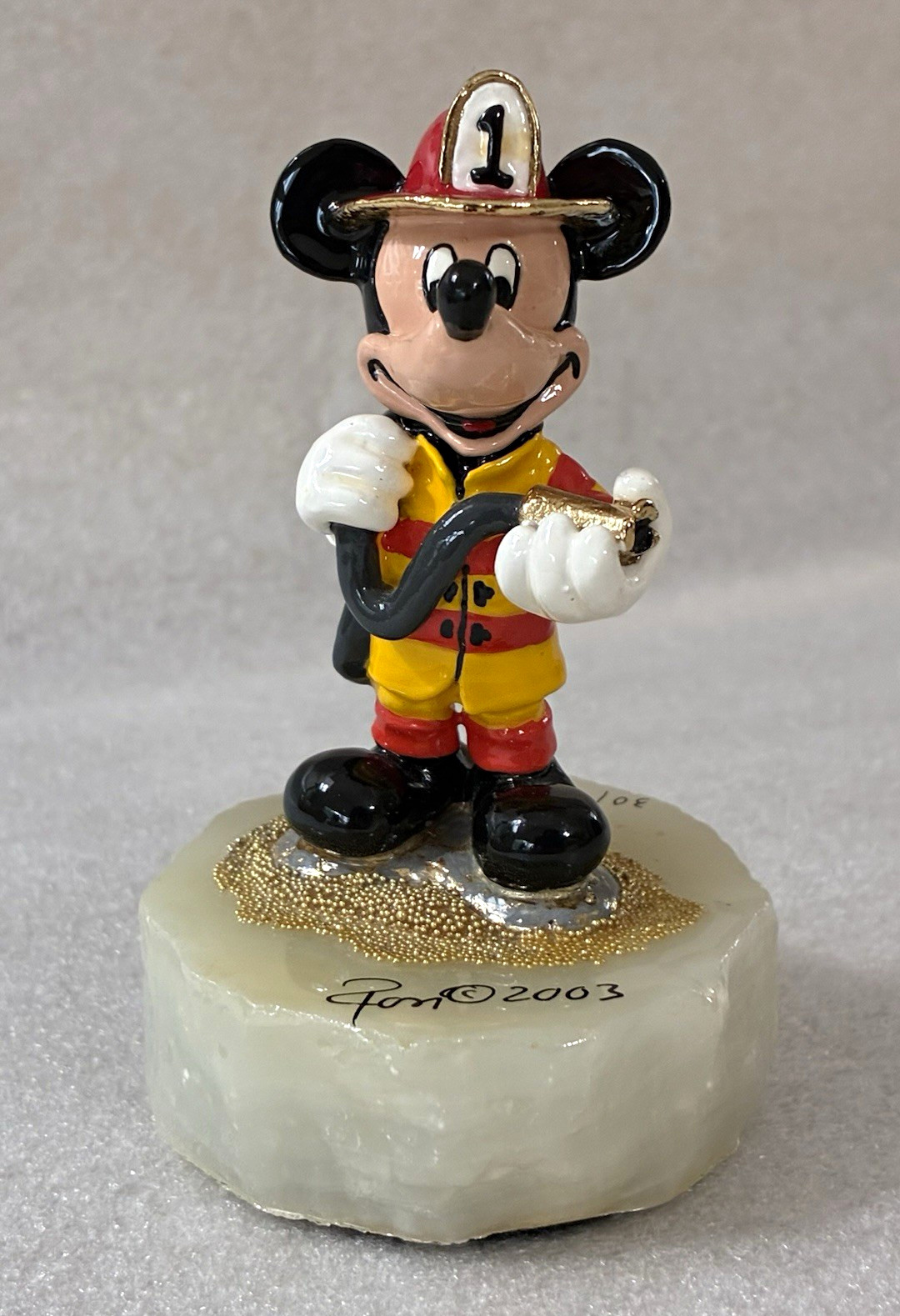 Disney Mickey Mouse Fireman Ron Lee Sculpture 2003 LE #30/750 Hand Signed w/COA Disney Mickey Mouse Fireman Ron Lee Sculpture 2003 LE #30/750 Hand Signed w/COA
