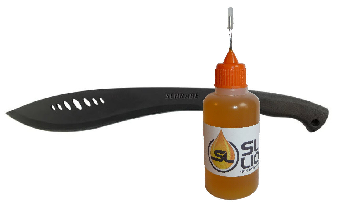 Slick Liquid Lube Bearings QUALITY 100% Synthetic Oil for Schrade or any Knife Slick Liquid Lube Bearings QUALITY 100% Synthetic Oil for Schrade or any Knife