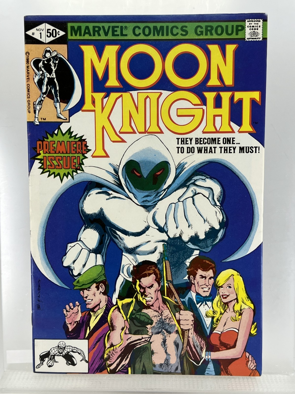 Moon Knight 1 ~Est. 8.0+ ~Wh pgs ~Bright Cover Colors ~Firm Shiny Staples ~Key Moon Knight 1 ~Est. 8.0+ ~Wh pgs ~Bright Cover Colors ~Firm Shiny Staples ~Key