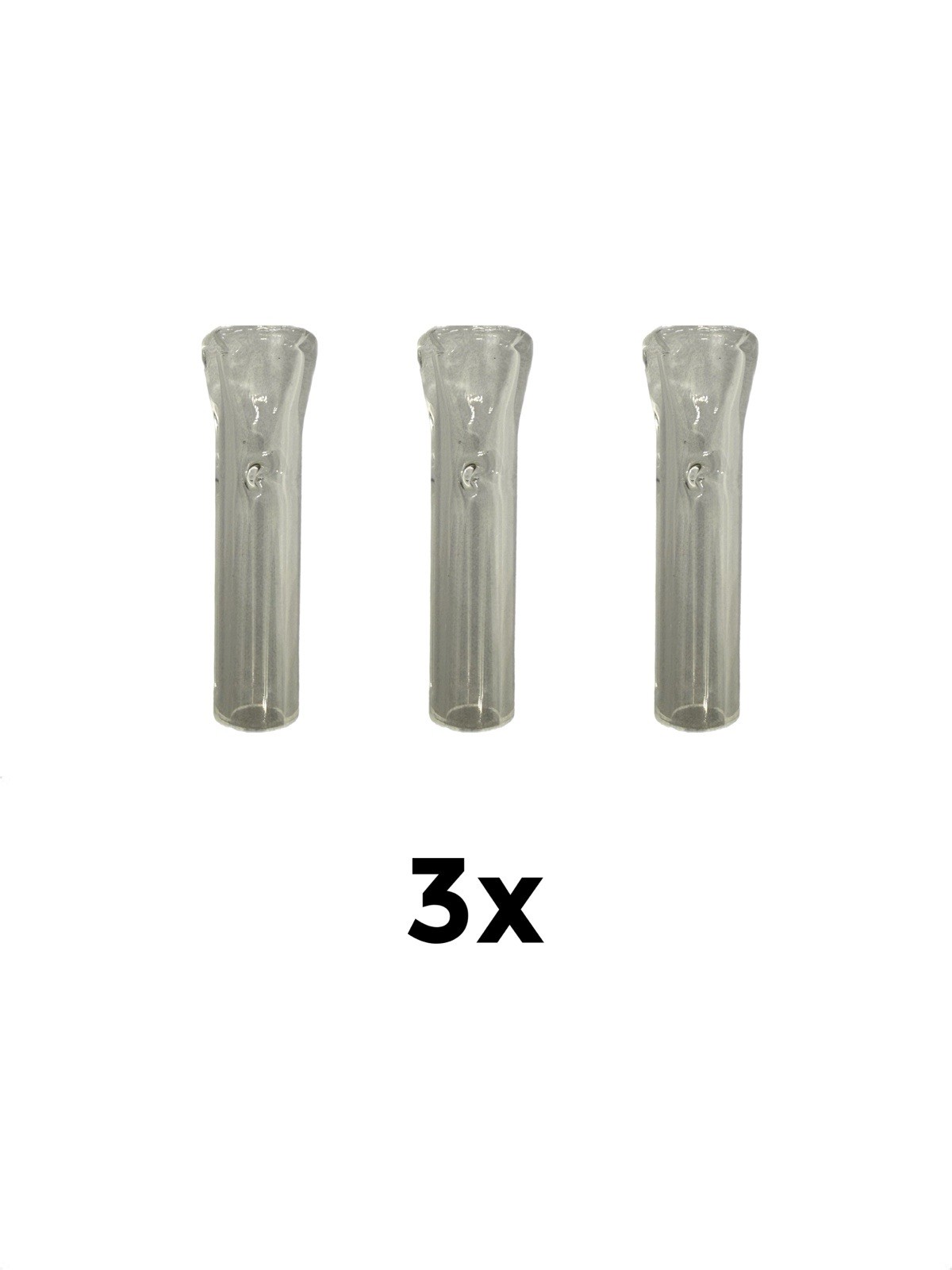 Glass Filter Tips (3 Pack)   8MM