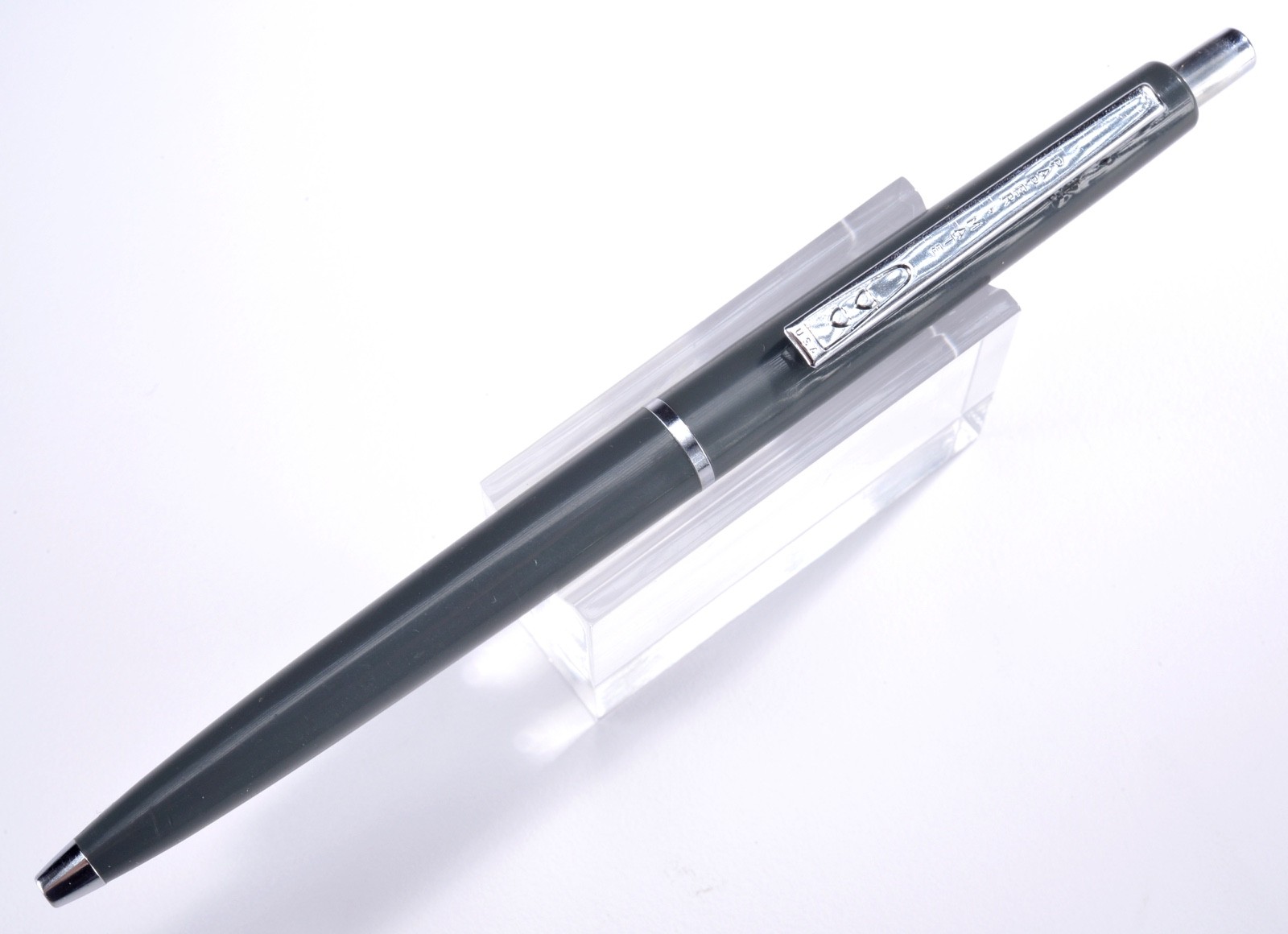 Vintage (c1966) Paper-Mate Ballpoint Dark Grey Pen - Mid-Century Modern #102 Vintage (c1966) Paper-Mate Ballpoint Dark Grey Pen - Mid-Century Modern #102
