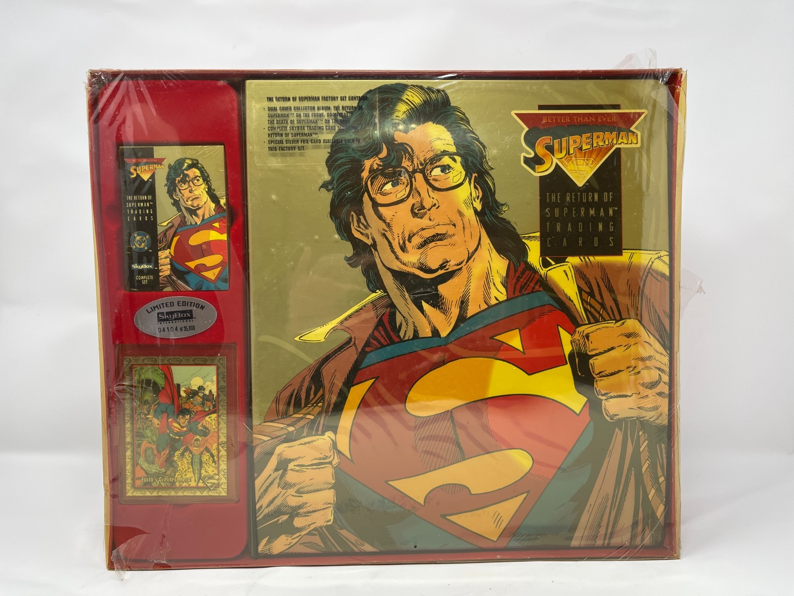 1993 SkyBox The Return of Superman Factory Sealed Limited Edition Set #04104 1993 SkyBox The Return of Superman Factory Sealed Limited Edition Set #04104