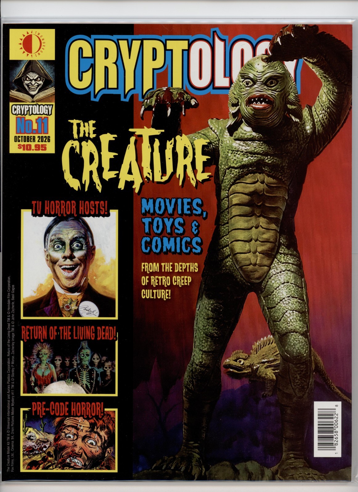 CRYPTOLOGY #11 Horror & Sci-Fi Magazine - the Creature - 2026 CRYPTOLOGY #11 Horror & Sci-Fi Magazine - the Creature - 2026