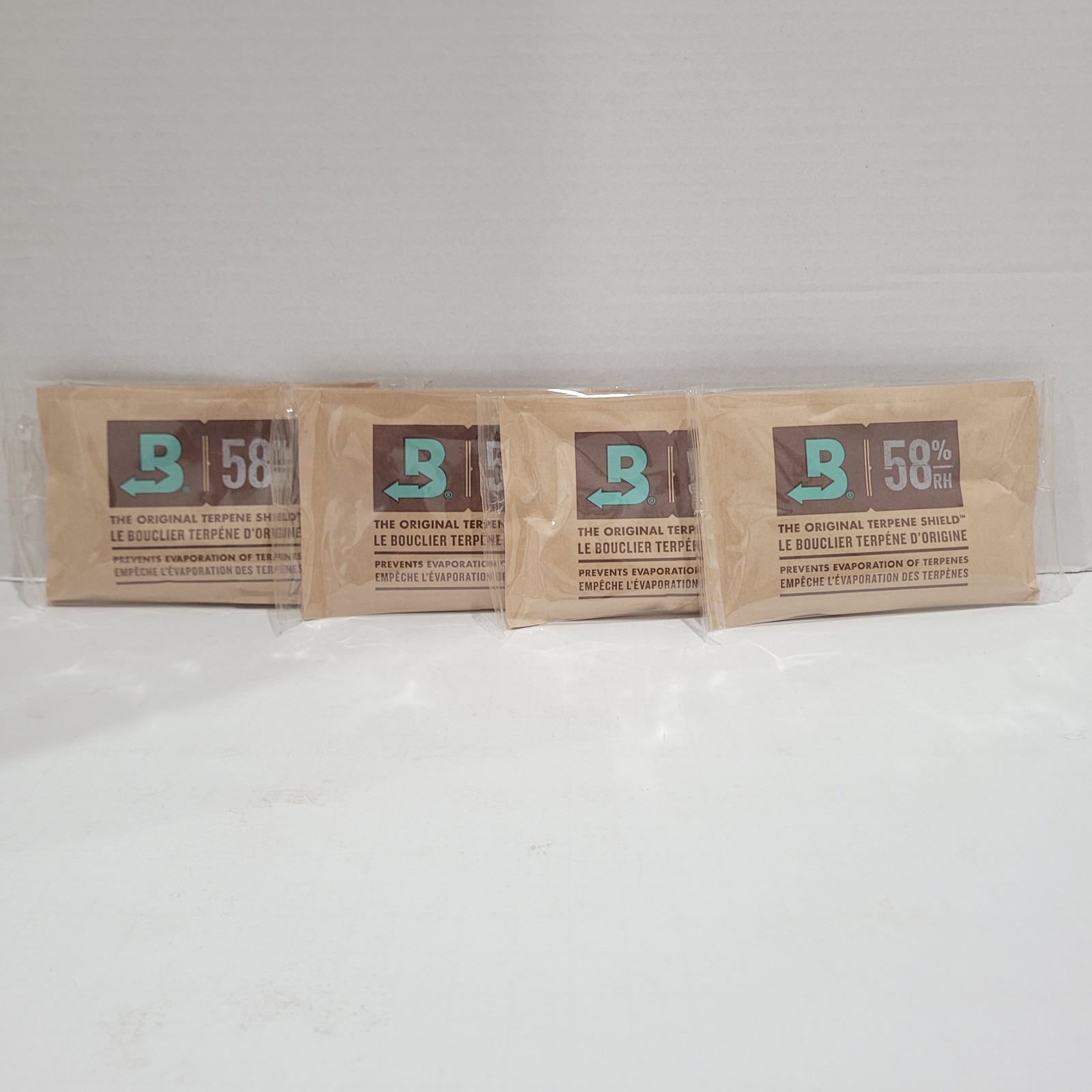 4pk Boveda 58% RH Size 67 Terpene Shield 2-Way Moisture Control For Storage 4pk Boveda 58% RH Size 67 Terpene Shield 2-Way Moisture Control For Storage