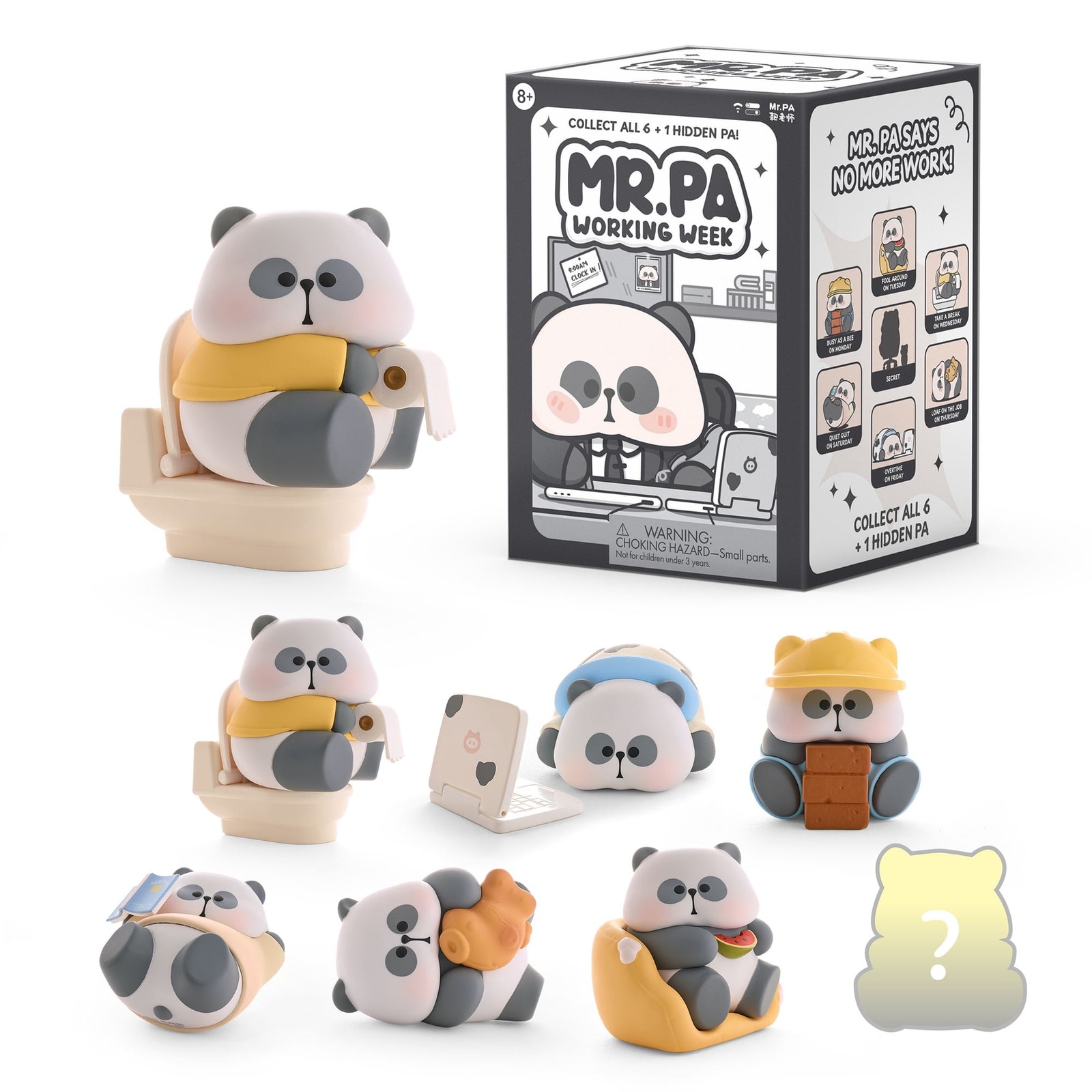 Mr. PA Working Week Blind Box Collectible Multicolor Figurine Mr. PA Working Week Blind Box Collectible Multicolor Figurine