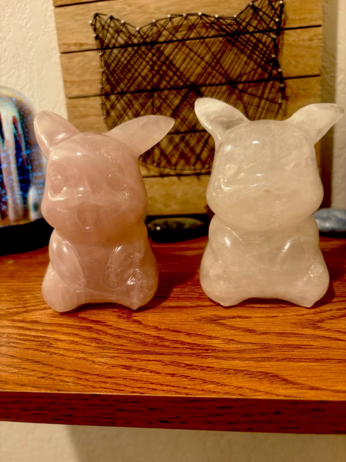 MSG For Way Cheaper Deals Crystal Carving Pikachus/Rose Quarts& Clear Quarts MSG For Way Cheaper Deals Crystal Carving Pikachus/Rose Quarts& Clear Quarts