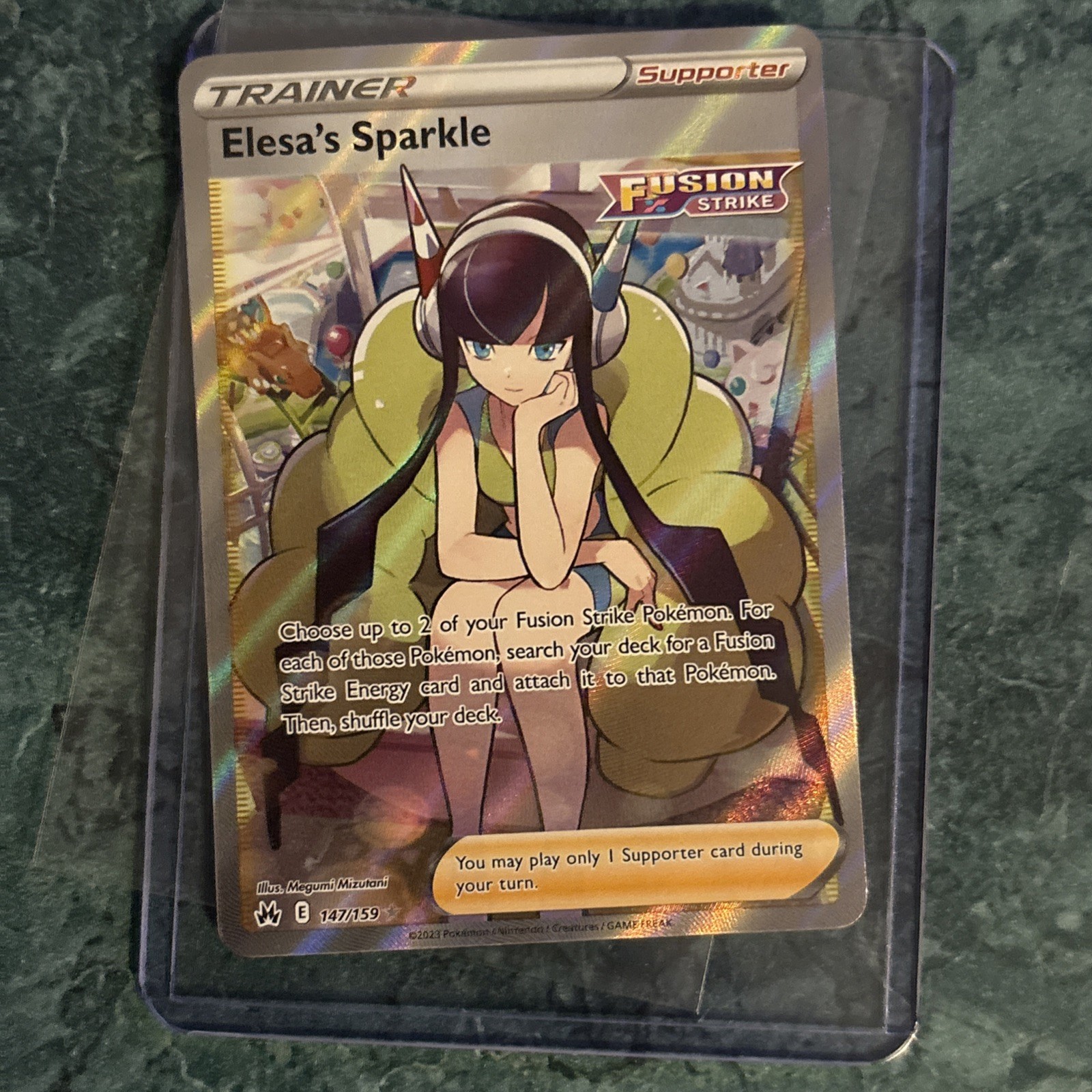 Elesa's Sparkle (Full Art) 147/159 SWSH: Crown Zenith Holo Elesa's Sparkle (Full Art) 147/159 SWSH: Crown Zenith Holo