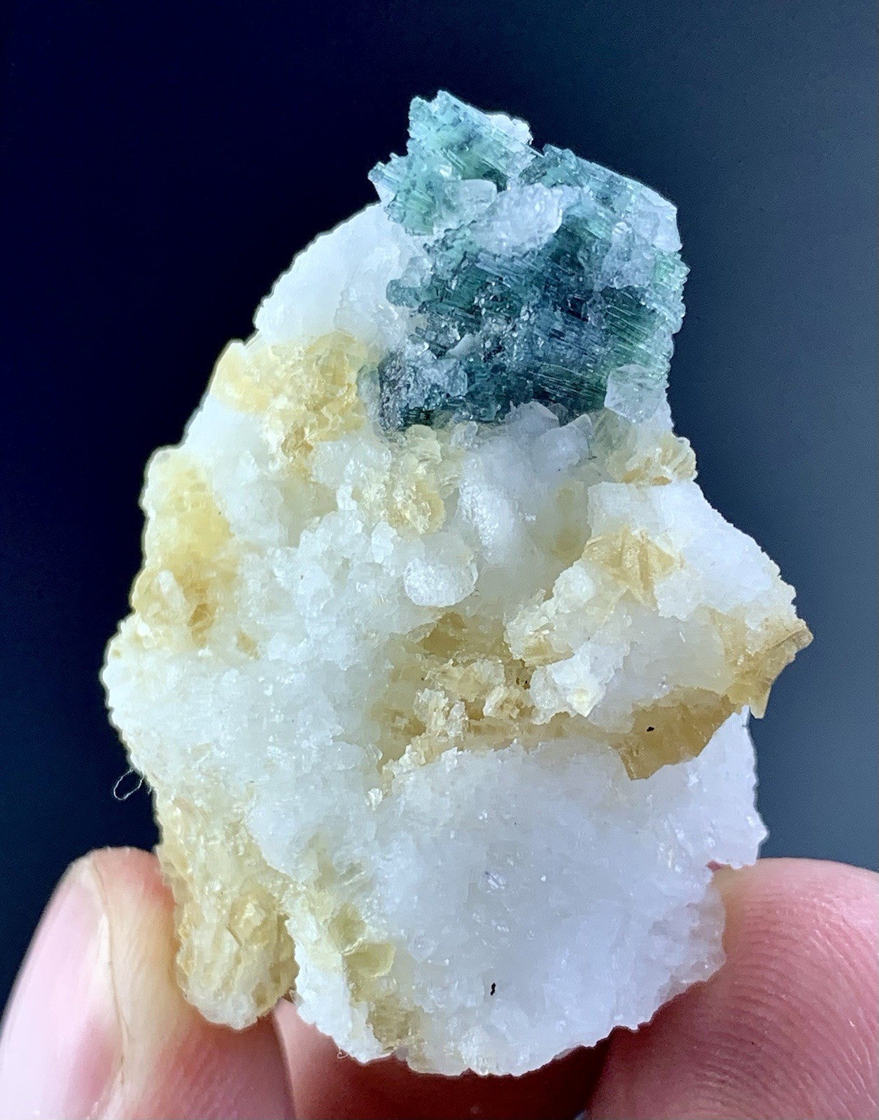 112 Cts Natural Indicolite Tourmaline Crystal Bunch From Afghanistan 112 Cts Natural Indicolite Tourmaline Crystal Bunch From Afghanistan