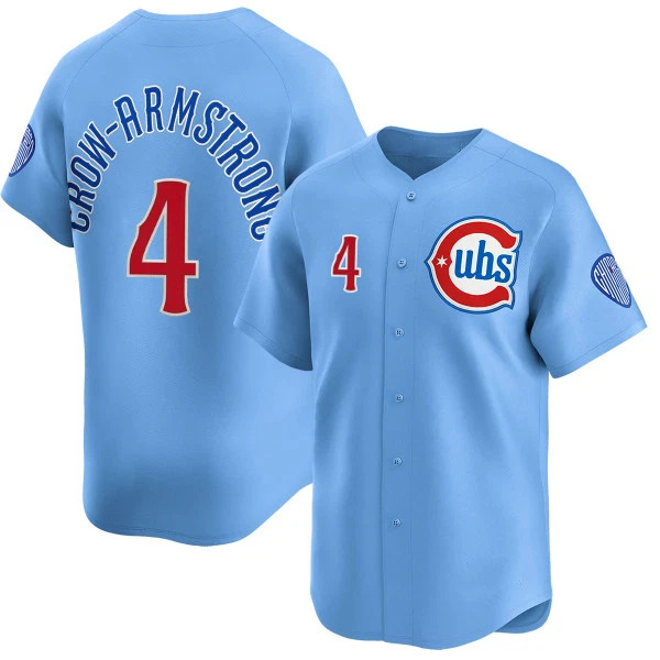 PETE CROW-ARMSTRONG #4 For Fans Baseball Jersey S-5XL CC339 PETE CROW-ARMSTRONG #4 For Fans Baseball Jersey S-5XL CC339