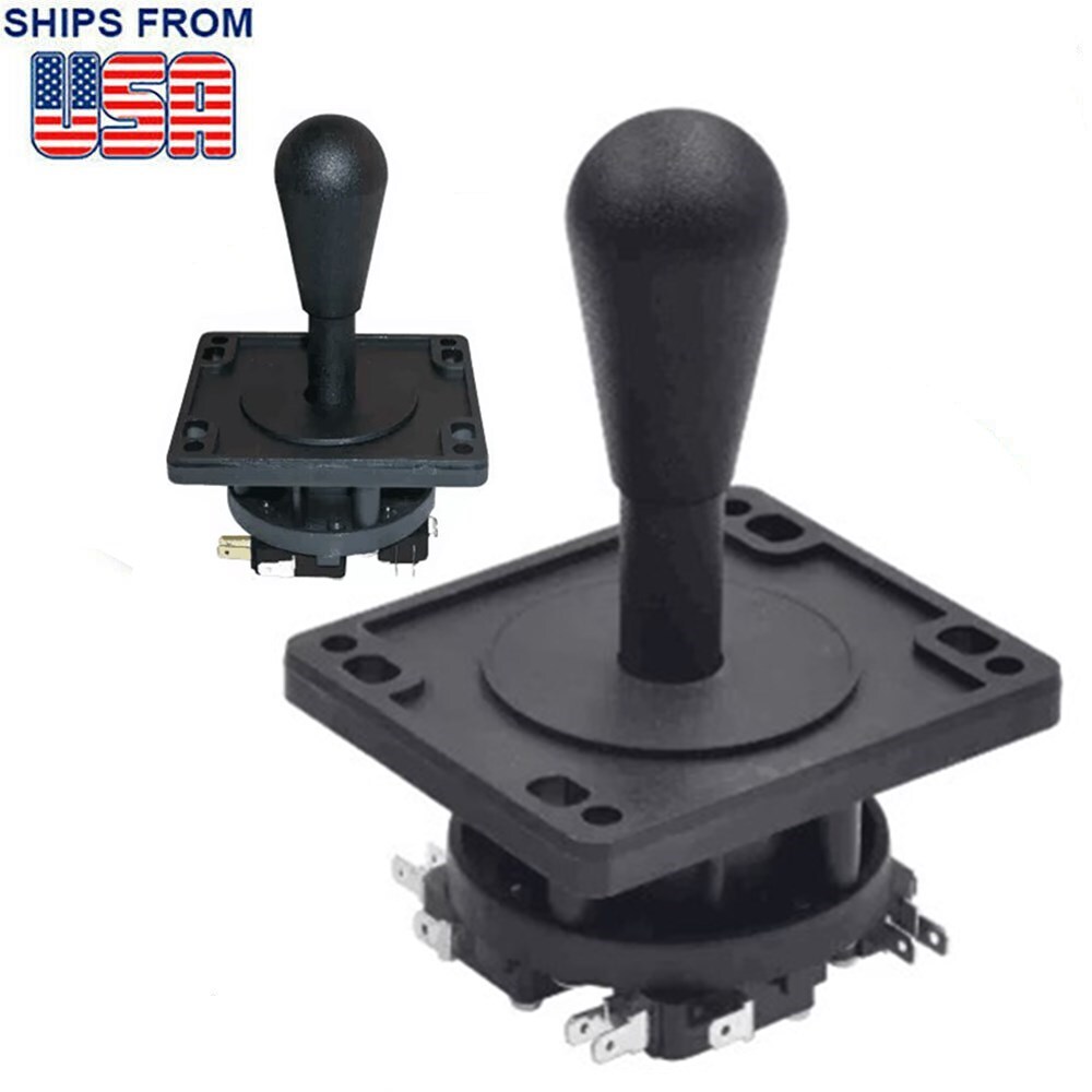 NEW 100% HAPP JOYSTICK COMPETITION 8 WAY BLACK NEW ARCADE MAME JAMMA JOYSTICK NEW 100% HAPP JOYSTICK COMPETITION 8 WAY BLACK NEW ARCADE MAME JAMMA JOYSTICK