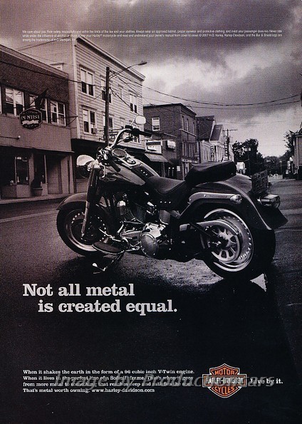 2007 Harley Davidson Motorcycle Original Advertisement Print Art Car Ad J858 2007 Harley Davidson Motorcycle Original Advertisement Print Art Car Ad J858