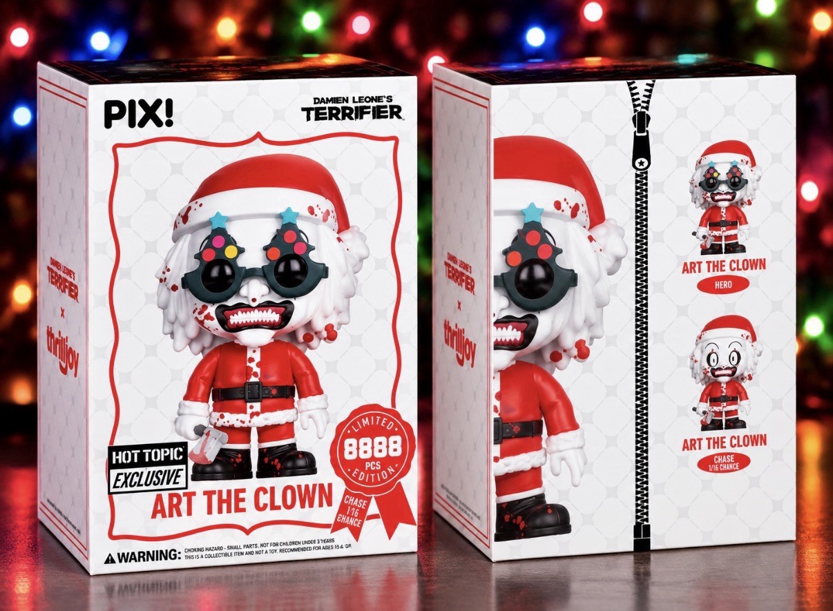 Thrilljoy PIX Art The Clown Christmas Terrifier Hot Topic Exclusive PRESALE Thrilljoy PIX Art The Clown Christmas Terrifier Hot Topic Exclusive PRESALE