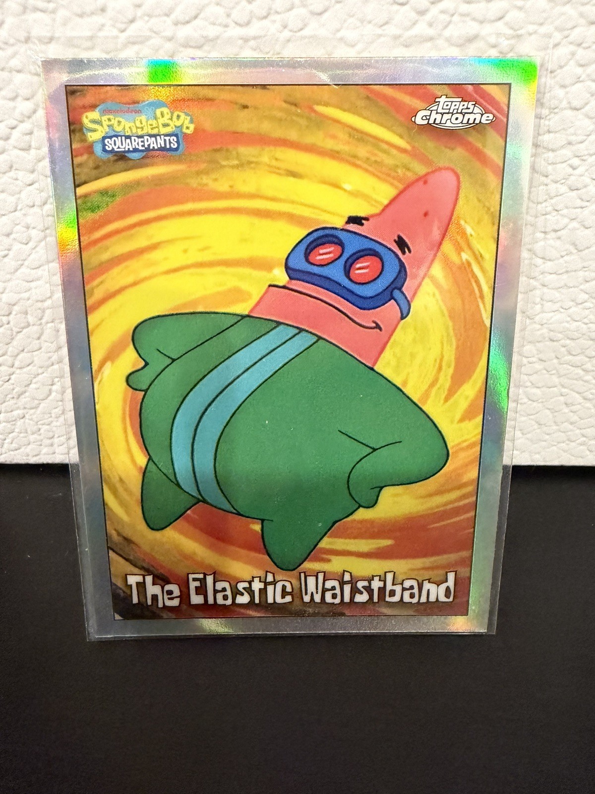 2025 Topps Chrome Spongebob #137 The Elastic Waistband Refractor PATRICK STAR 2025 Topps Chrome Spongebob #137 The Elastic Waistband Refractor PATRICK STAR