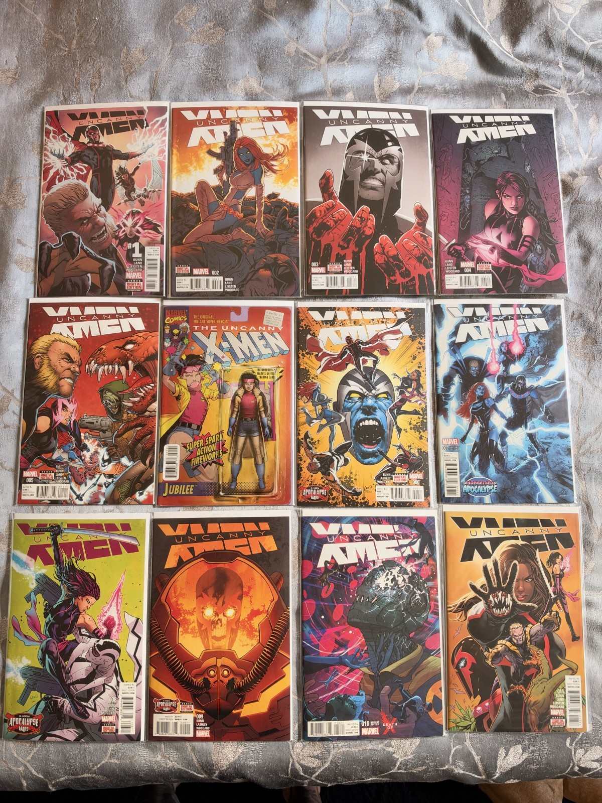 Marvel Uncanny X-Men COMPLETE Comic Lot #1-19  Cullen Bunn 2016