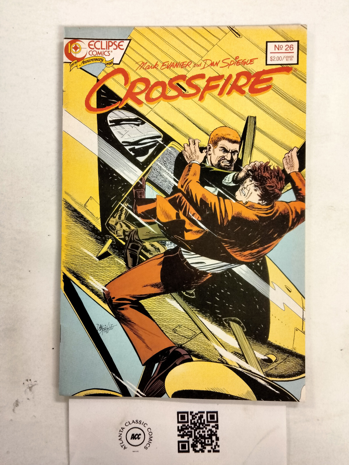 Crossfire #26 VF Eclipse Comic Books Mark Evanier Dan Spiegle 6 HH32 Crossfire #26 VF Eclipse Comic Books Mark Evanier Dan Spiegle 6 HH32