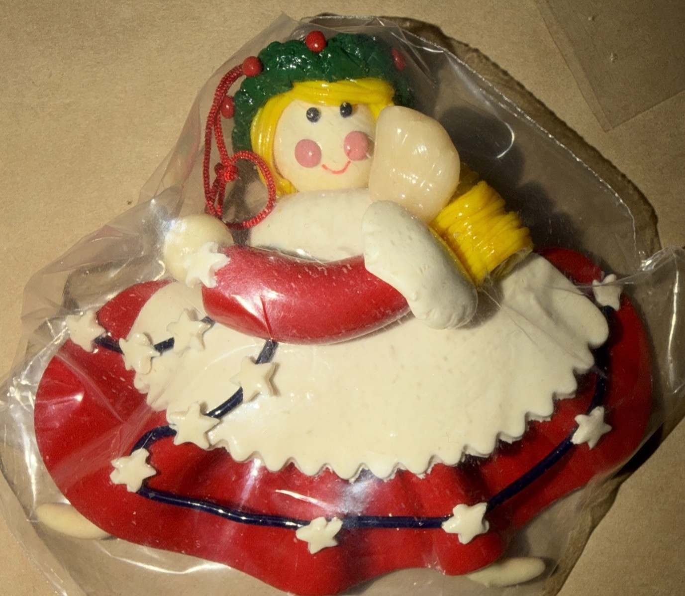 NEW Vintage Silvestri Handcrafted Polymer Clay Christmas Ornaments Lot NEW Vintage Silvestri Handcrafted Polymer Clay Christmas Ornaments Lot