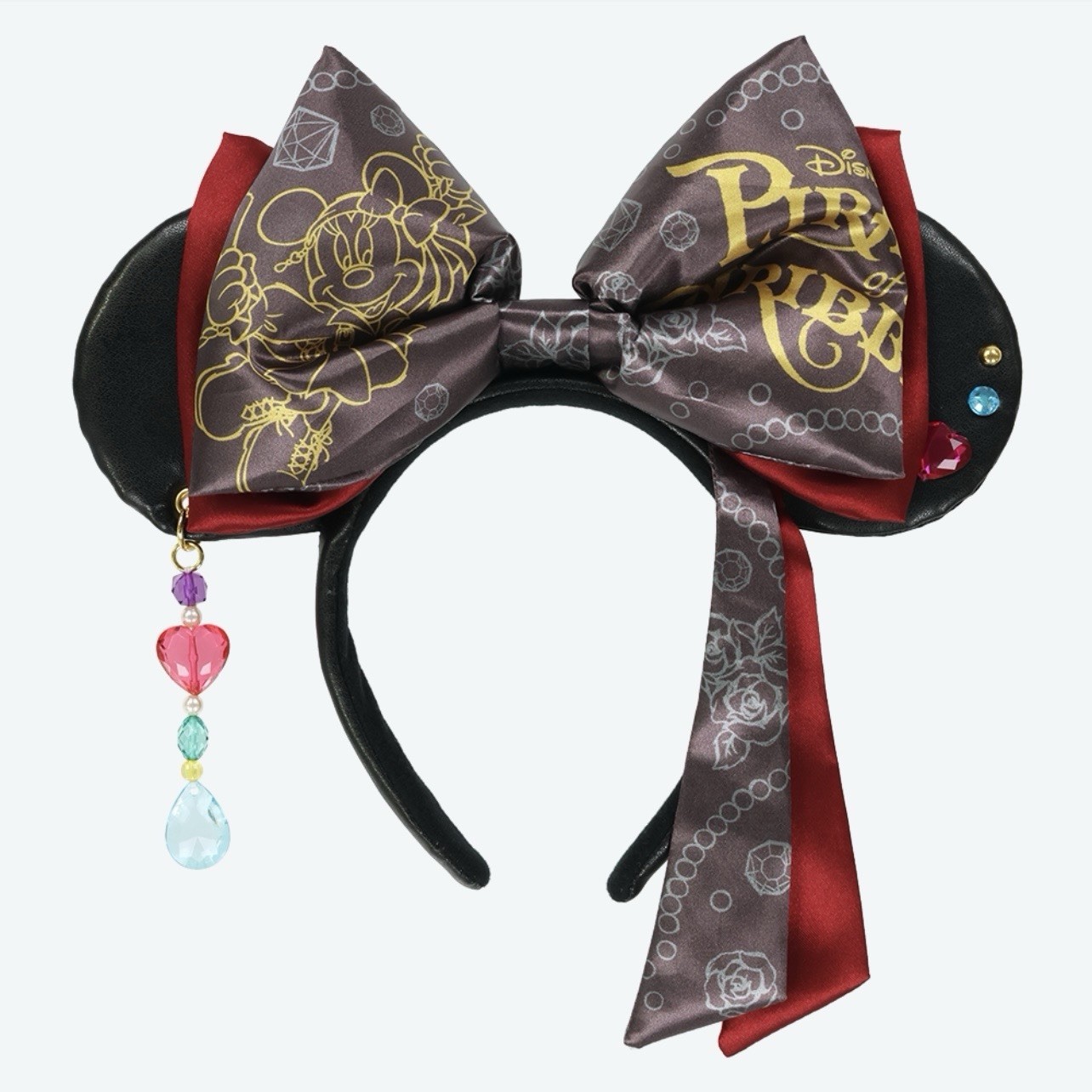 Tokyo Disney Resort Pirates of the Caribbean Minnie Ears Headband Ribbon Japan Tokyo Disney Resort Pirates of the Caribbean Minnie Ears Headband Ribbon Japan