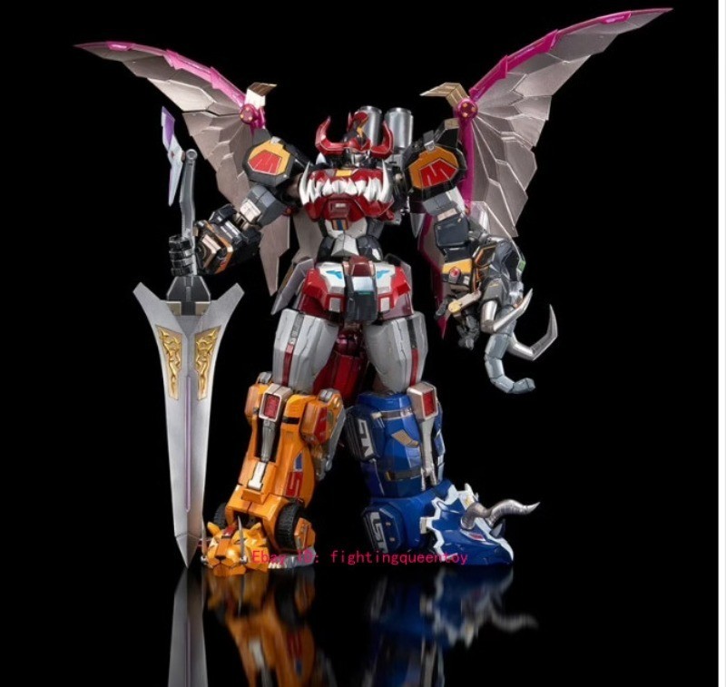 Flame Toys Go Kara Kuri Combine Dino Megazord Mighty Morphin Power Rangers Flame Toys Go Kara Kuri Combine Dino Megazord Mighty Morphin Power Rangers
