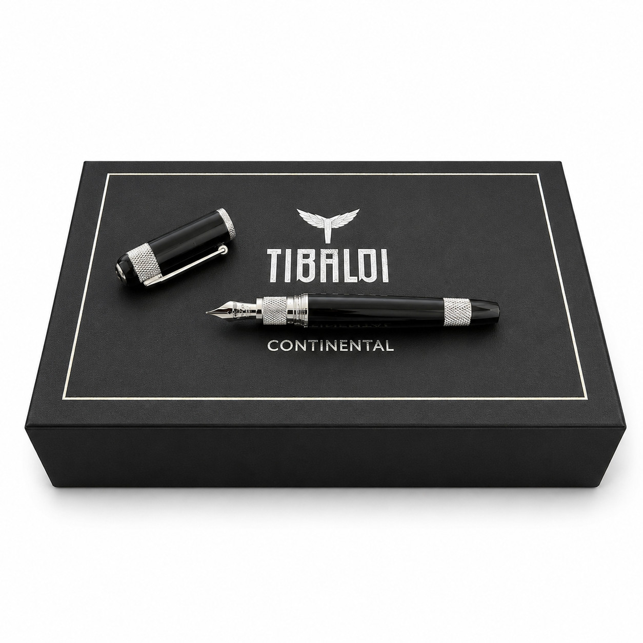 Tibaldi for Bentley Continental Beluga Black Fountain Pen 18K M Nib LE 86/999