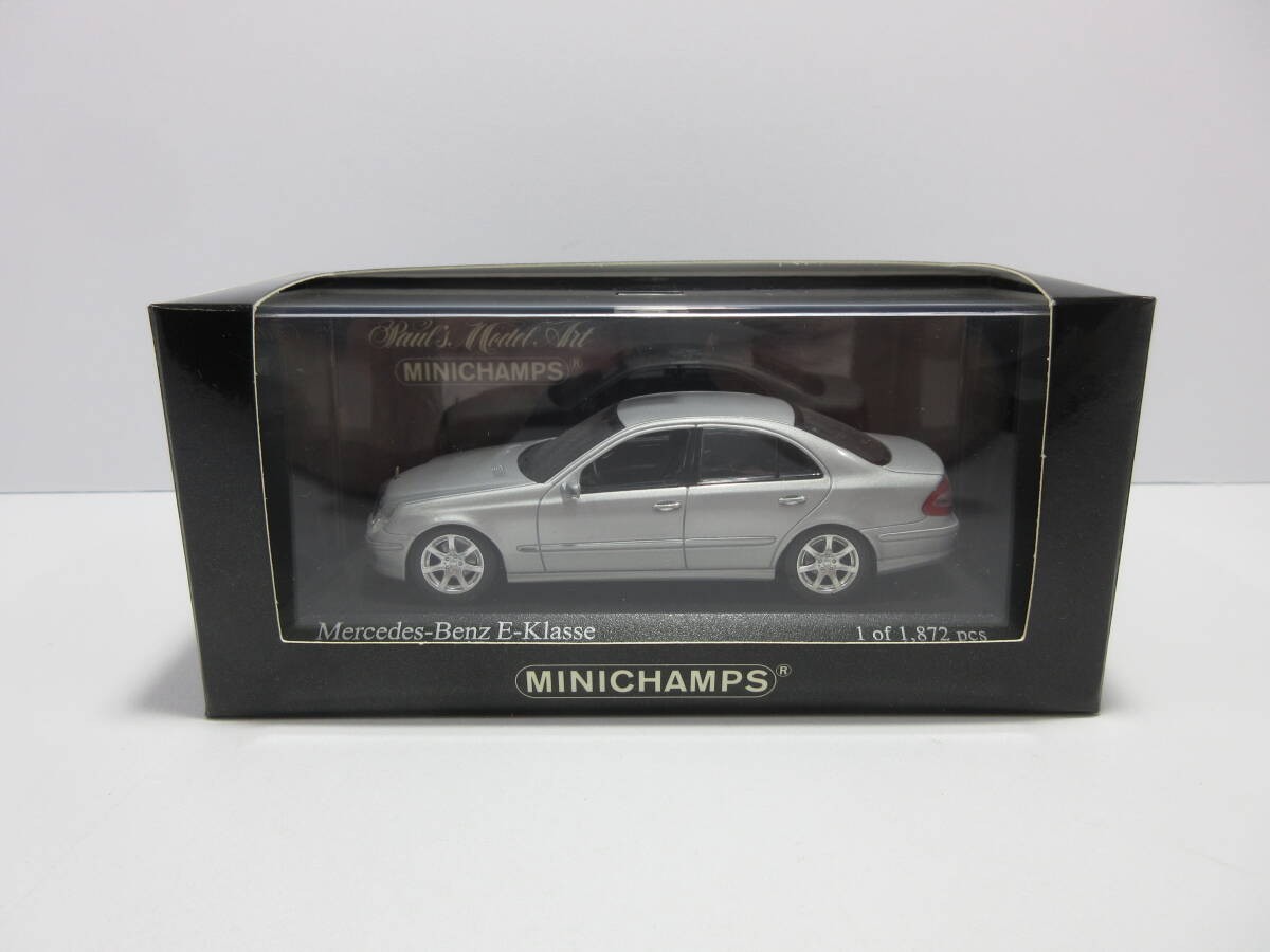 Minichamps 1/43 Mercedes-Benz E-Class W211 Sedan 2007 Silver Diecast Model Minichamps 1/43 Mercedes-Benz E-Class W211 Sedan 2007 Silver Diecast Model