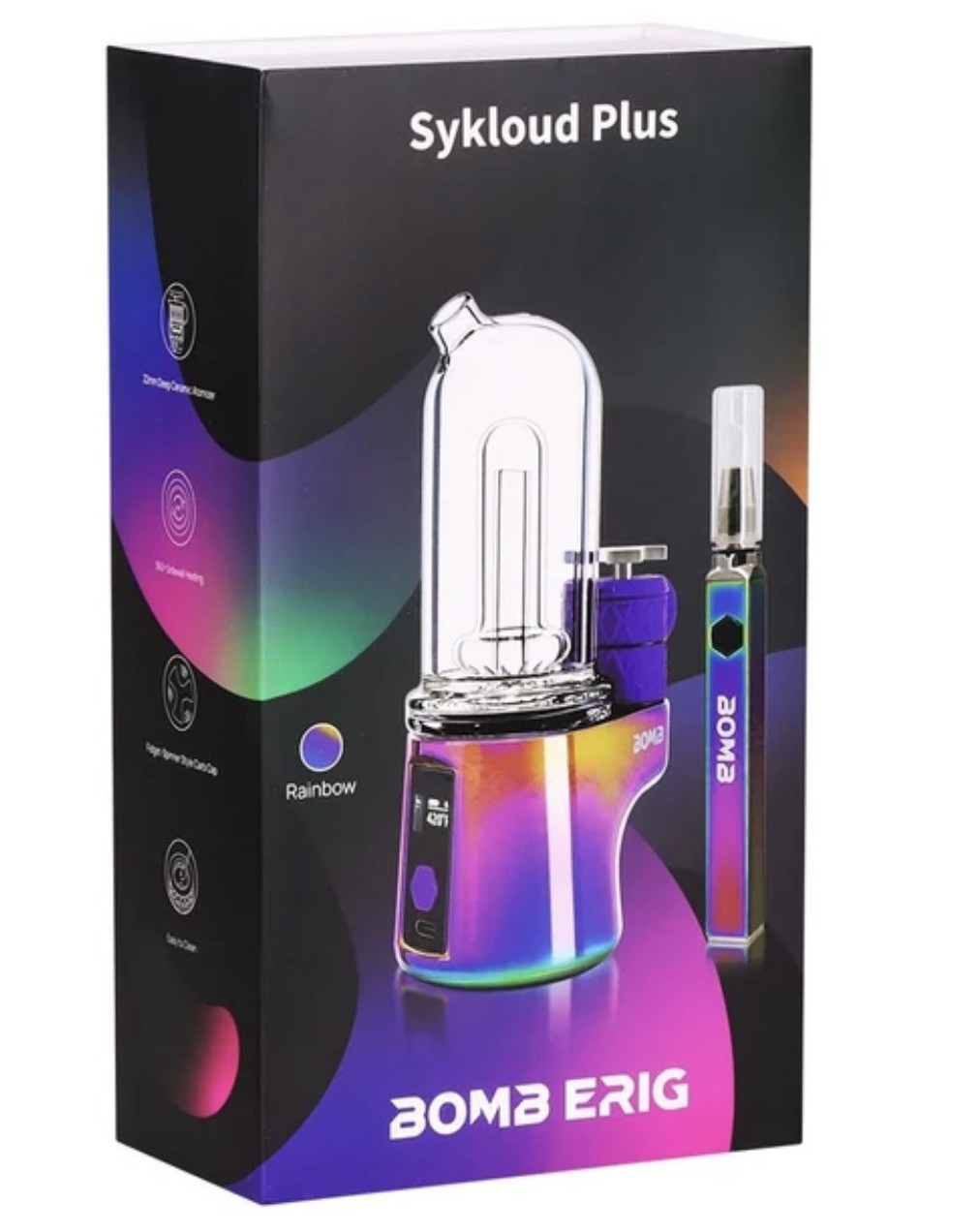 BOMB ERIG Skycloud Plus (Sykloud) Rainbow Hookah/Shisha Device Boxed BOMB ERIG Skycloud Plus (Sykloud) Rainbow Hookah/Shisha Device Boxed