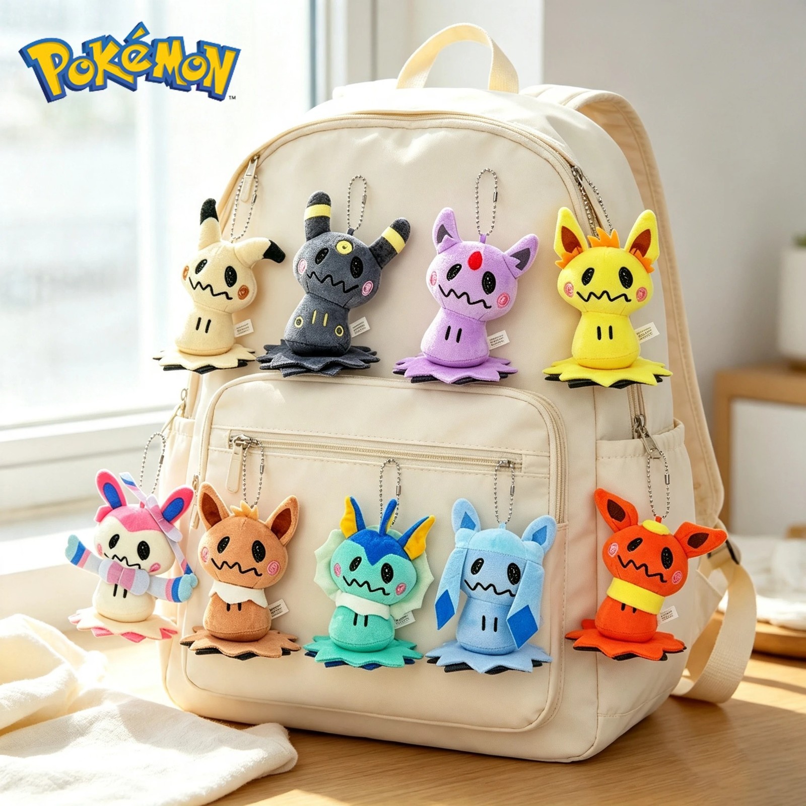Pokemon Mimikyu Plush Key Chain Keyring Soft Doll 3in (8cm) Toy Pokemon Mimikyu Plush Key Chain Keyring Soft Doll 3in (8cm) Toy