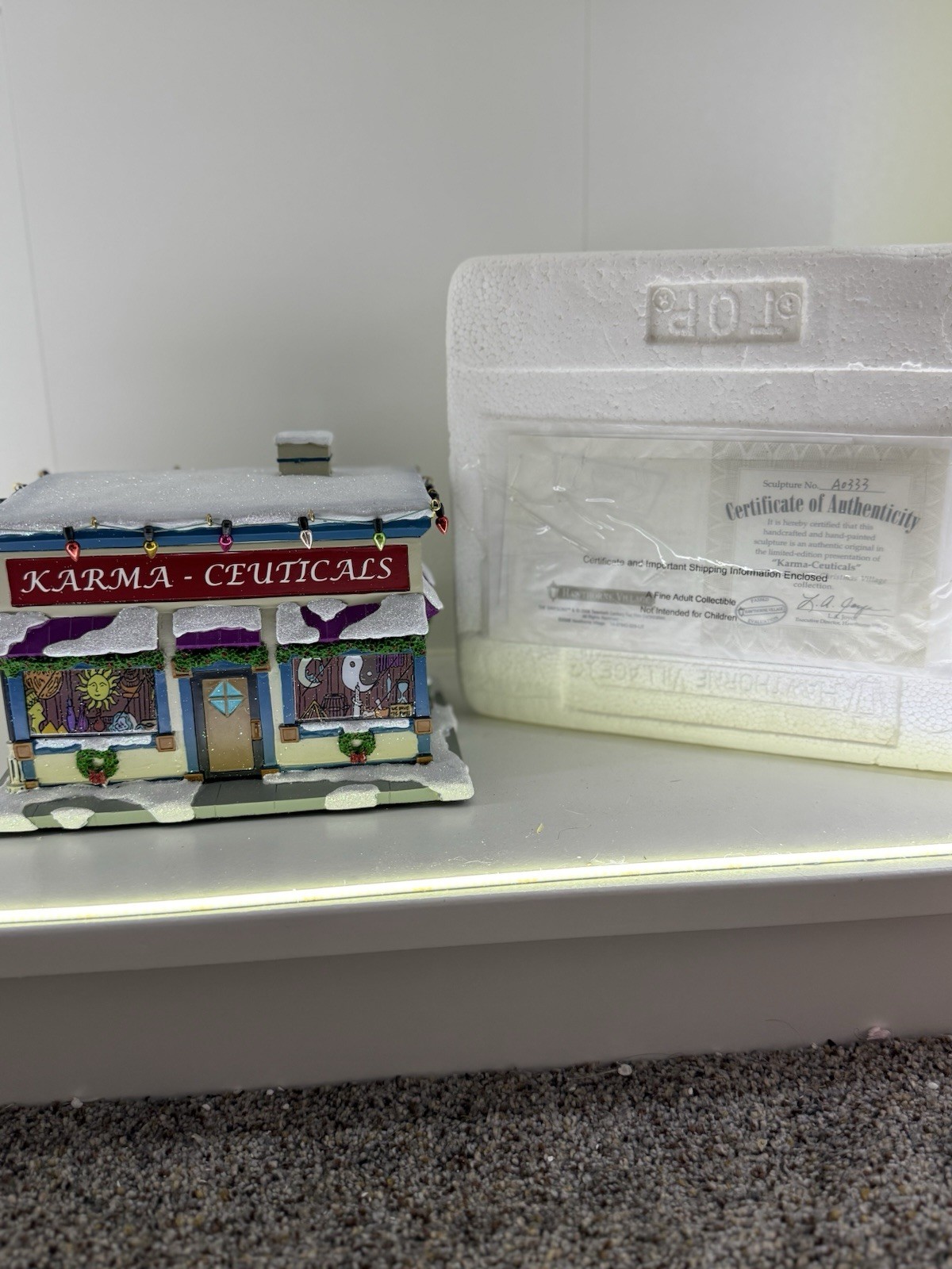 Karma Ceuticals Simpsons Hawthorne Christmas Village, w/ COA Karma Ceuticals Simpsons Hawthorne Christmas Village, w/ COA