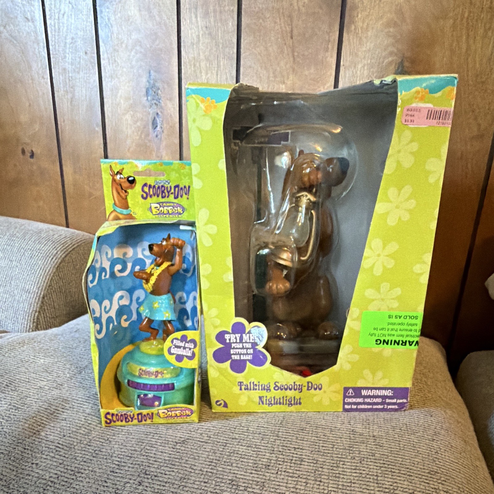 VINTAGE 2002 Gemmy Scooby-Doo Talking Nightlight & Flix Candy Bobber Bundle VINTAGE 2002 Gemmy Scooby-Doo Talking Nightlight & Flix Candy Bobber Bundle