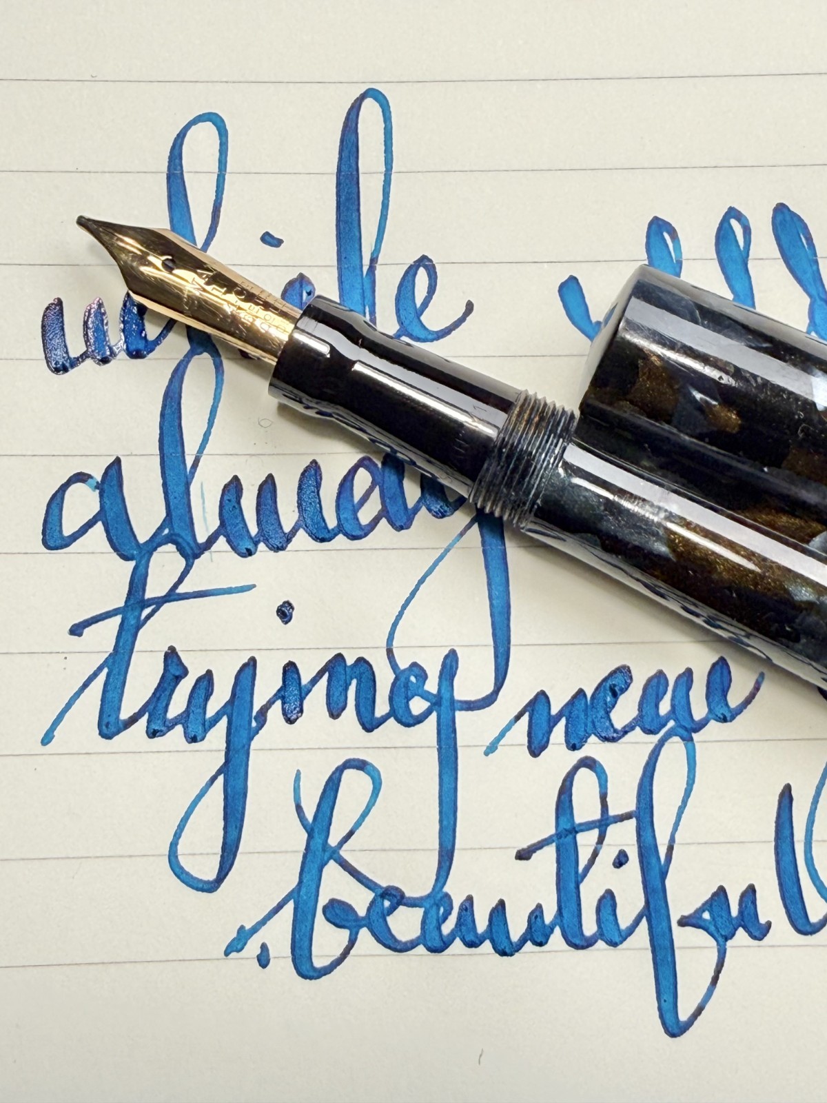 F MABIE TODD SWAN 14K SOFT FULL FLEX nib (video) F MABIE TODD SWAN 14K SOFT FULL FLEX nib (video)