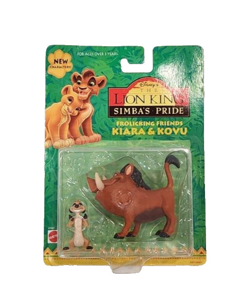 Disney The Lion King Simbas Pride Timon and Pumba Figures RARE NEW Seal Misprint