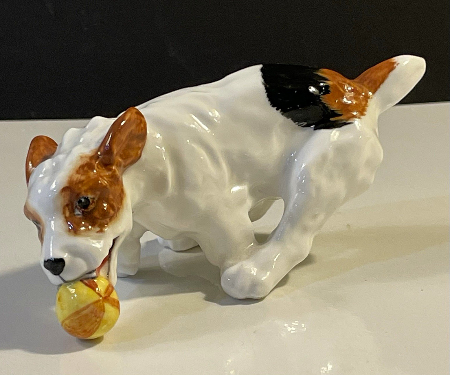 Vintage Royal Doulton Jack Russell Terrier Figurine HN 1097 Near Mint England Vintage Royal Doulton Jack Russell Terrier Figurine HN 1097 Near Mint England
