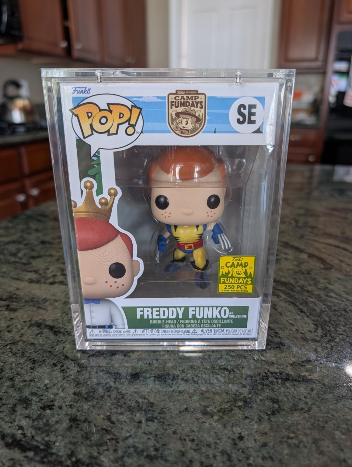 Funko Pop Freddy Funko as Wolverine SE Camp Fundays 2023 LE 250 With Armor Funko Pop Freddy Funko as Wolverine SE Camp Fundays 2023 LE 250 With Armor