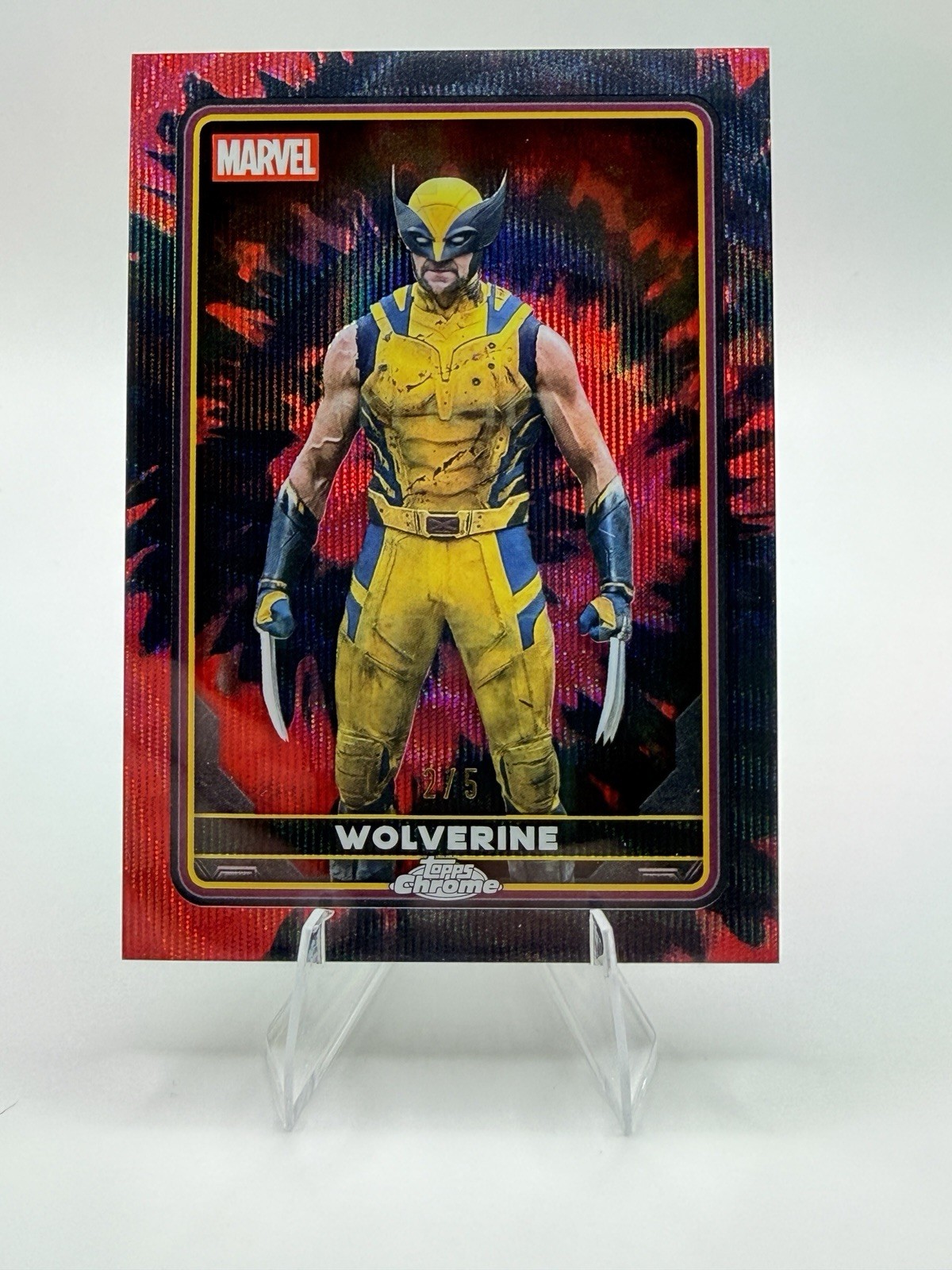 2025 Topps Chrome Deadpool Wolverine /5 Deadpool Parallel 🔥🔥🔥 2025 Topps Chrome Deadpool Wolverine /5 Deadpool Parallel 🔥🔥🔥