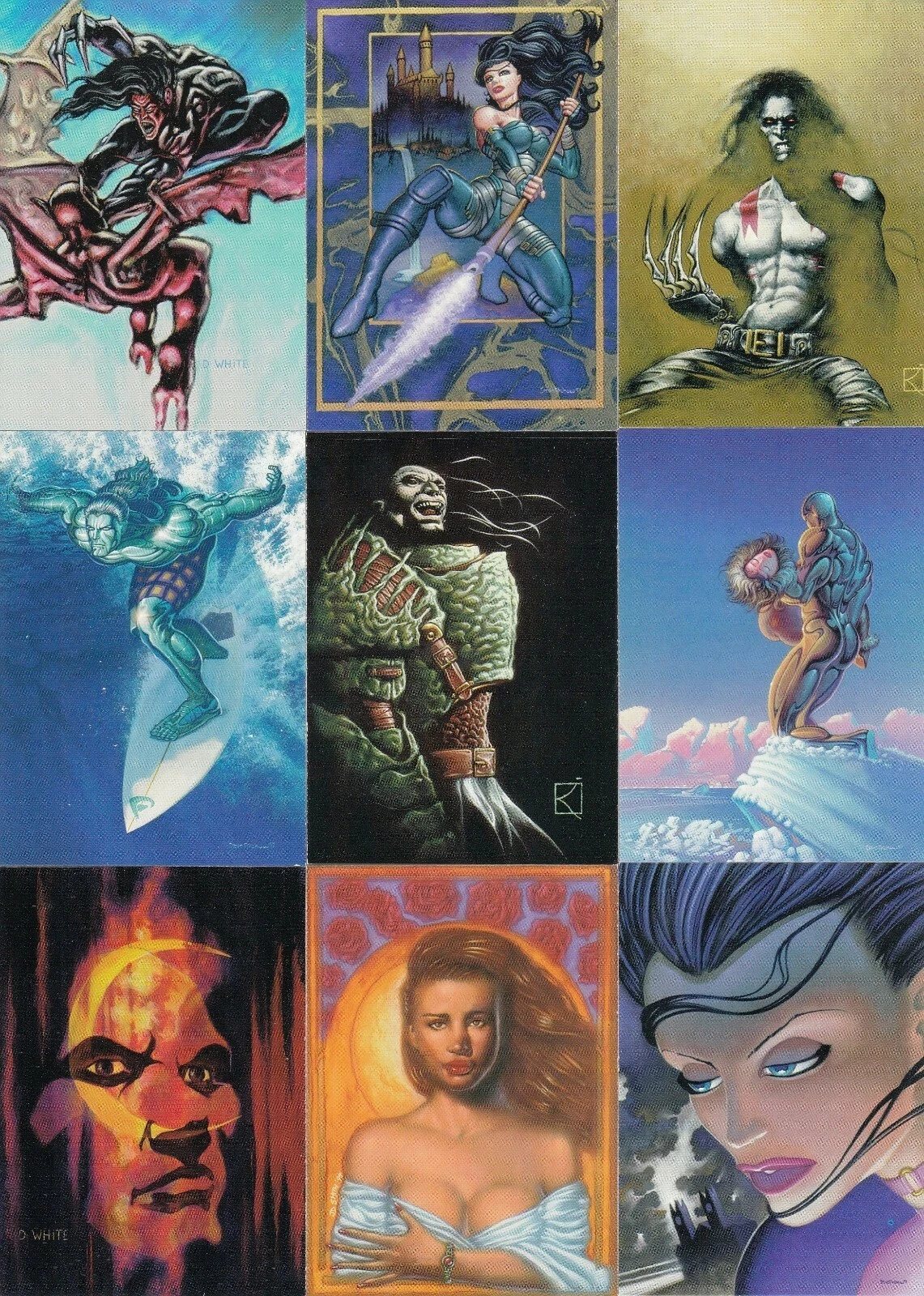 1997 COMIC IMAGES - TOP COW SHOWCASE: THE PAINTED COW - BASE 72 CARD SET - MINT 1997 COMIC IMAGES - TOP COW SHOWCASE: THE PAINTED COW - BASE 72 CARD SET - MINT