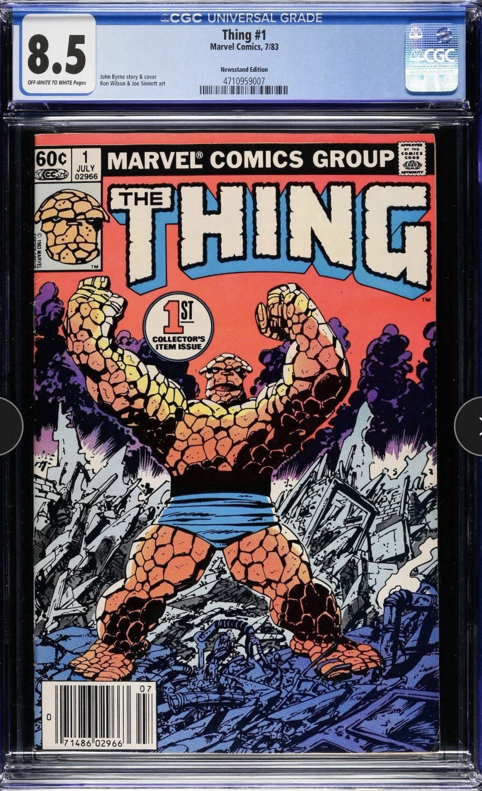 The Thing #1 (Marvel Comics July 1983) CGC 8.5 The Thing #1 (Marvel Comics July 1983) CGC 8.5