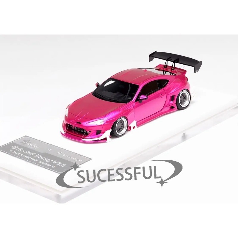 Fuelme 1:64 Pink Pandem Toyota 86 V3.5 Rocket Bunny Resin Collectible Car Model Fuelme 1:64 Pink Pandem Toyota 86 V3.5 Rocket Bunny Resin Collectible Car Model