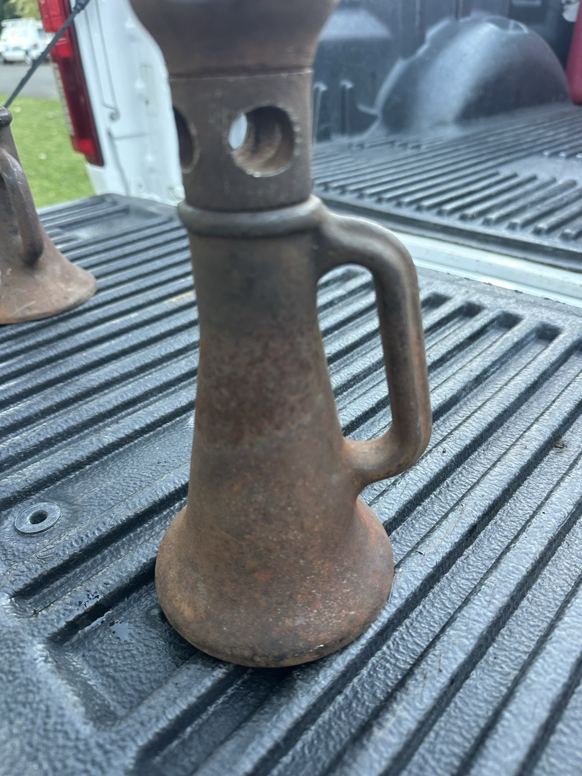 Vintage Cast Iron 1 X 6 Inch Screw Jack House Barn Railroad 8” Tall Vintage Cast Iron 1 X 6 Inch Screw Jack House Barn Railroad 8” Tall