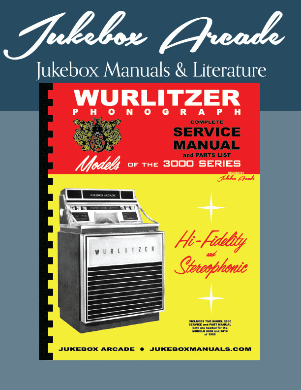 NEW Wurlitzer 3000, 3010 Service Manual, Parts Lists & Troubleshooting Guide NEW Wurlitzer 3000, 3010 Service Manual, Parts Lists & Troubleshooting Guide
