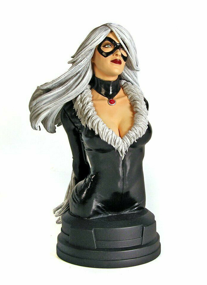 Gentle Giant Black Cat Mini Bust Ruby Version 233/276 Marvel Spiderman SEALED Gentle Giant Black Cat Mini Bust Ruby Version 233/276 Marvel Spiderman SEALED