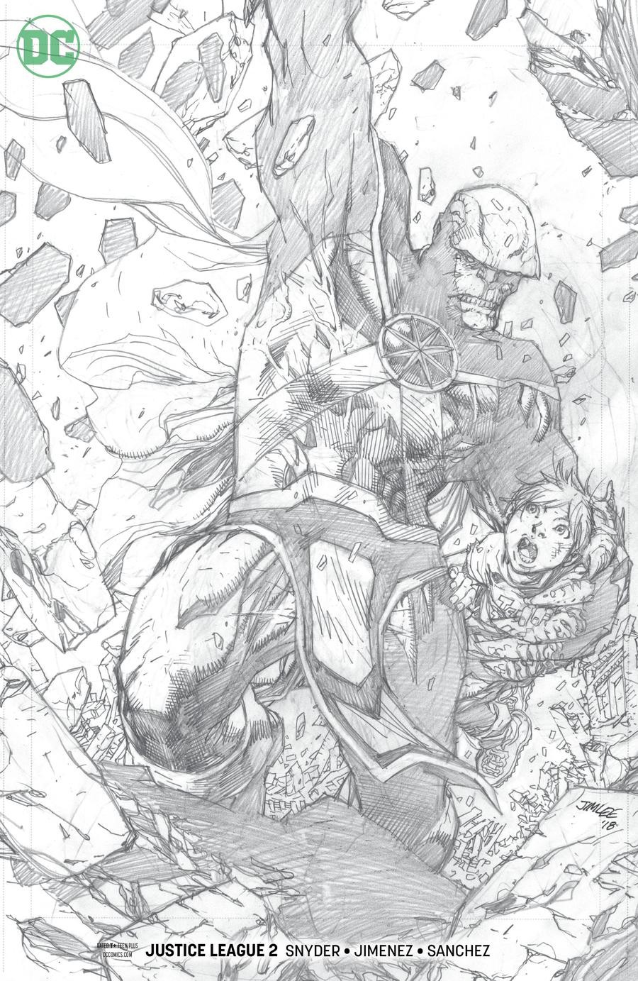 Justice League Vol 4 #2 Cover C Incentive Jim Lee Pencil Variant Cover - Near Mi Justice League Vol 4 #2 Cover C Incentive Jim Lee Pencil Variant Cover - Near Mi
