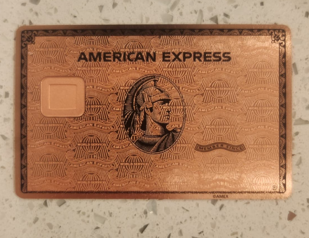 Customizable Metal AMEX Card Big Chip Slot & Mg Strip - Rose 26 Novelty Design Customizable Metal AMEX Card Big Chip Slot & Mg Strip - Rose 26 Novelty Design