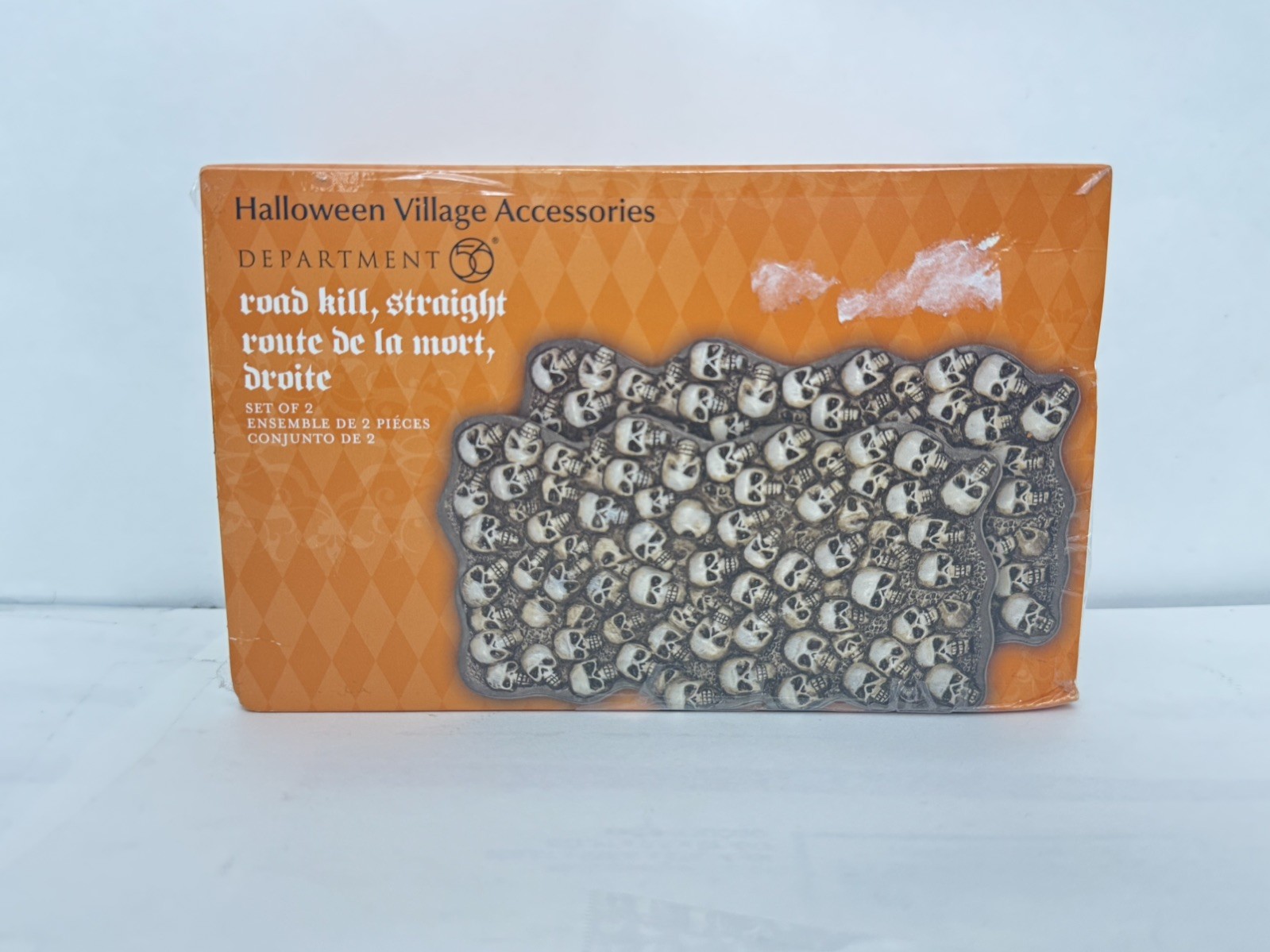 Department 56 Halloween Road Kill Straight Road 2 Pieces 6010466 Department 56 Halloween Road Kill Straight Road 2 Pieces 6010466