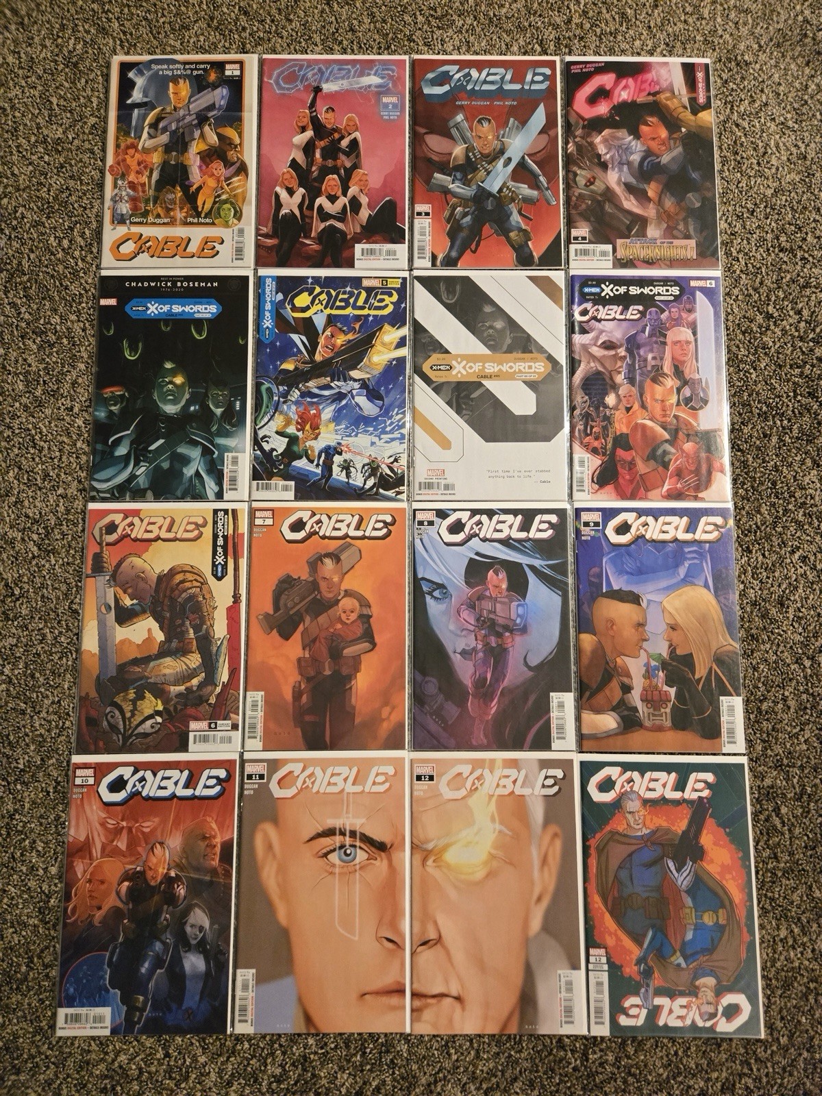 Cable #1-12 Complete Set (2020-2021) Marvel Comics (includes Several Variants)