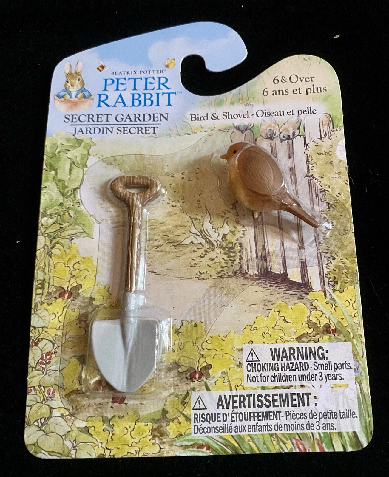 Beatrix Potter Peter Rabbit Secret Garden Bird & Shovel Miniature Set 2018 NIP Beatrix Potter Peter Rabbit Secret Garden Bird & Shovel Miniature Set 2018 NIP