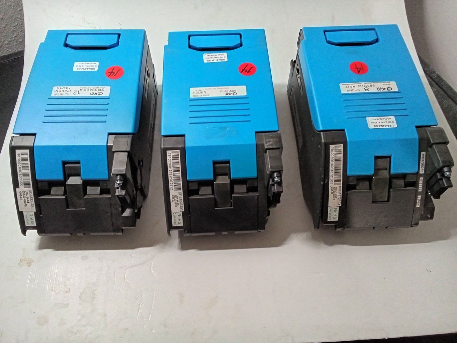3 LOT JCM UBA-14 Bill Validator GREAT COND have been boxed up *US SELLER* 3 LOT JCM UBA-14 Bill Validator GREAT COND have been boxed up *US SELLER*