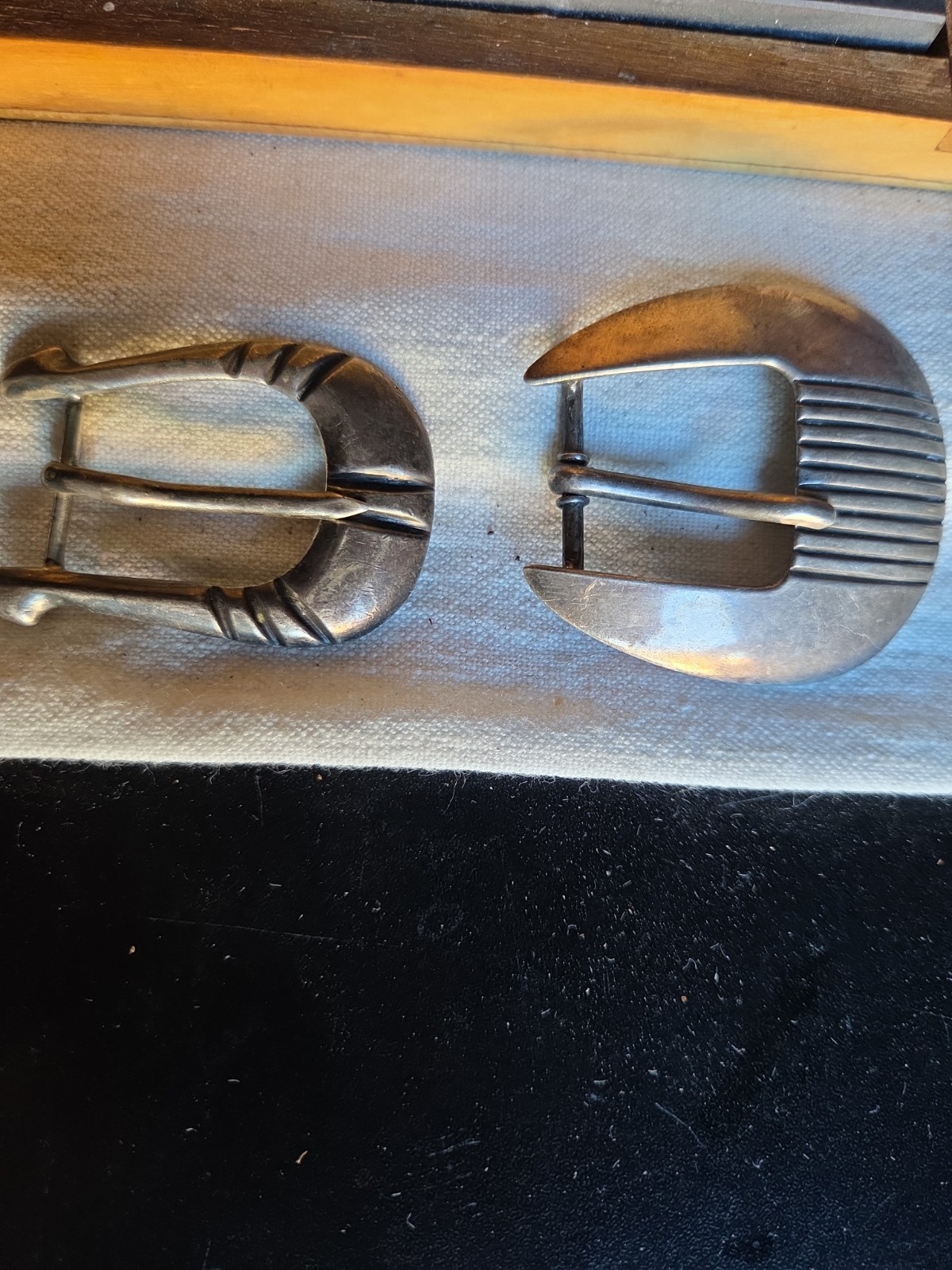 Vintage sterling belt buckles tested real silver Vintage sterling belt buckles tested real silver