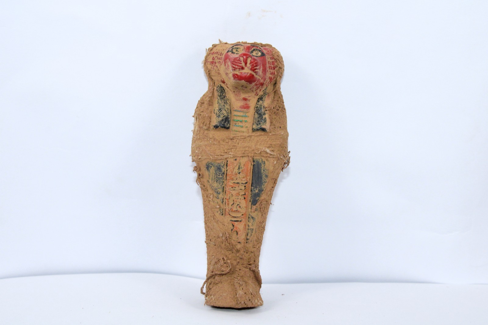 Rare Ancient Egyptian Antique Mummified Ushabti Statue of Thoth BC Pharaonic Era Rare Ancient Egyptian Antique Mummified Ushabti Statue of Thoth BC Pharaonic Era